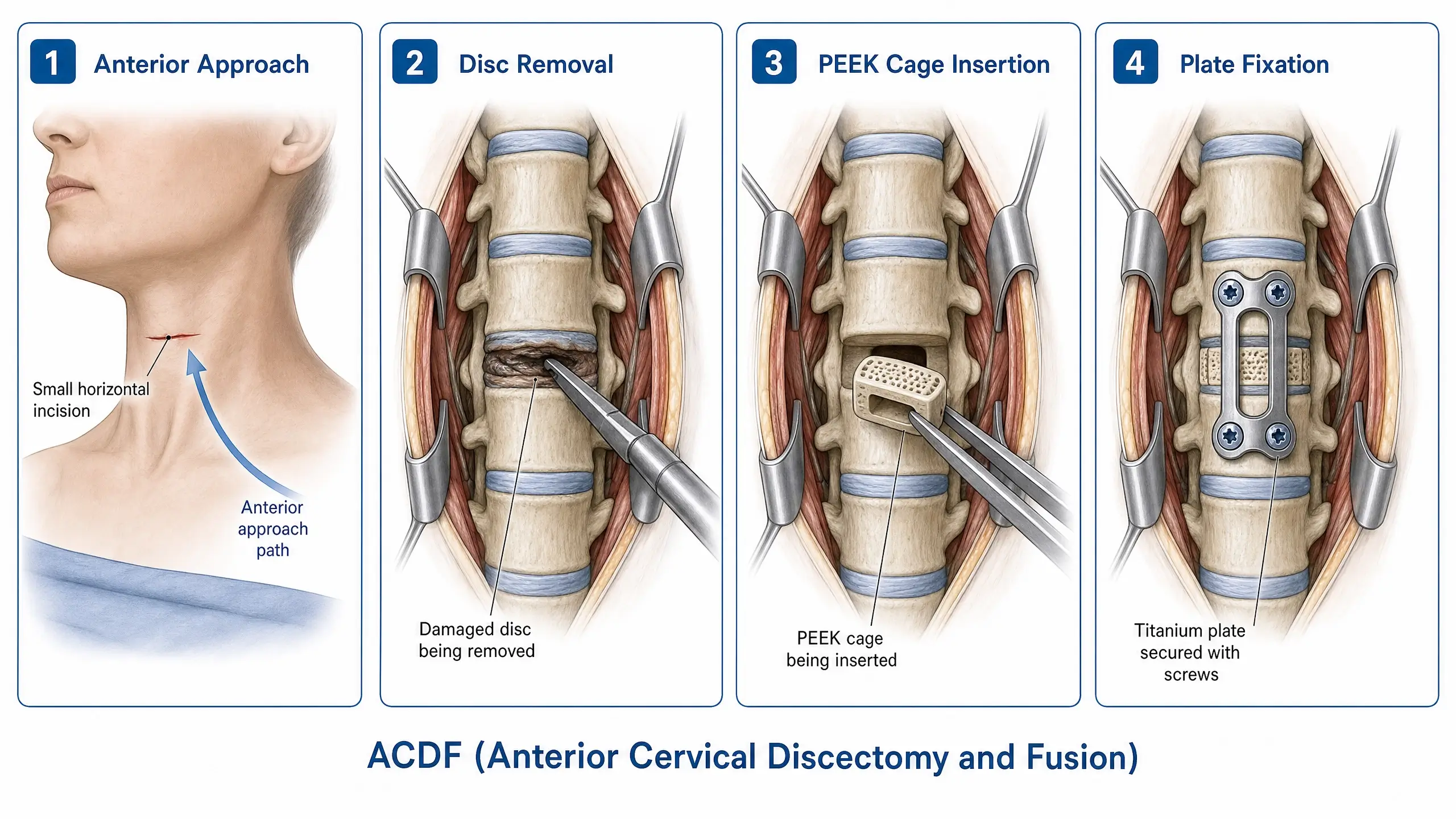 What Is ACDF Neck Surgery? Procedure, Implants & Recovery | NX Medical